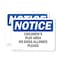 Signmission Children'S Play Area No Dogs Allowed Please, 14 in W x Rectangle, Plastic OS-2PACK-NS-P-1014-L-10587 - alternate 1